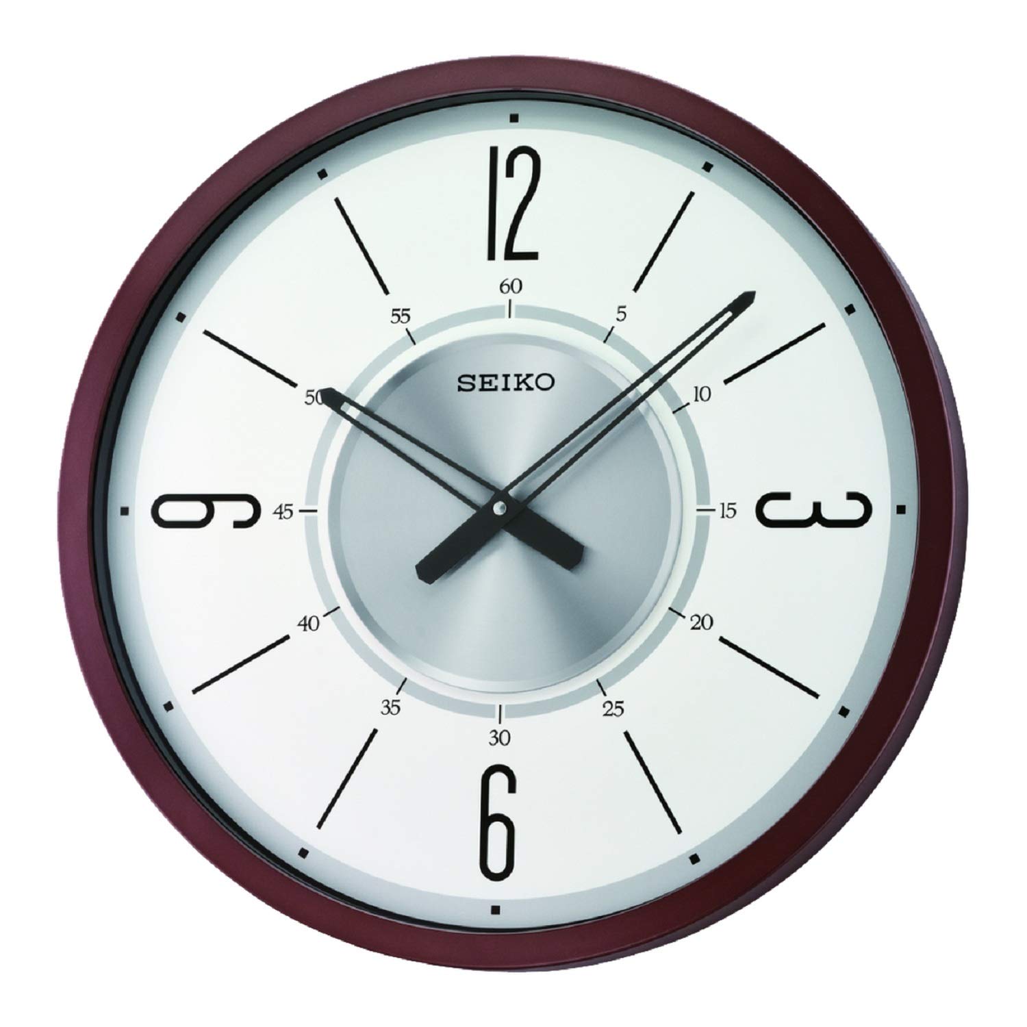 SeikoAbbott clock, White, Brown
