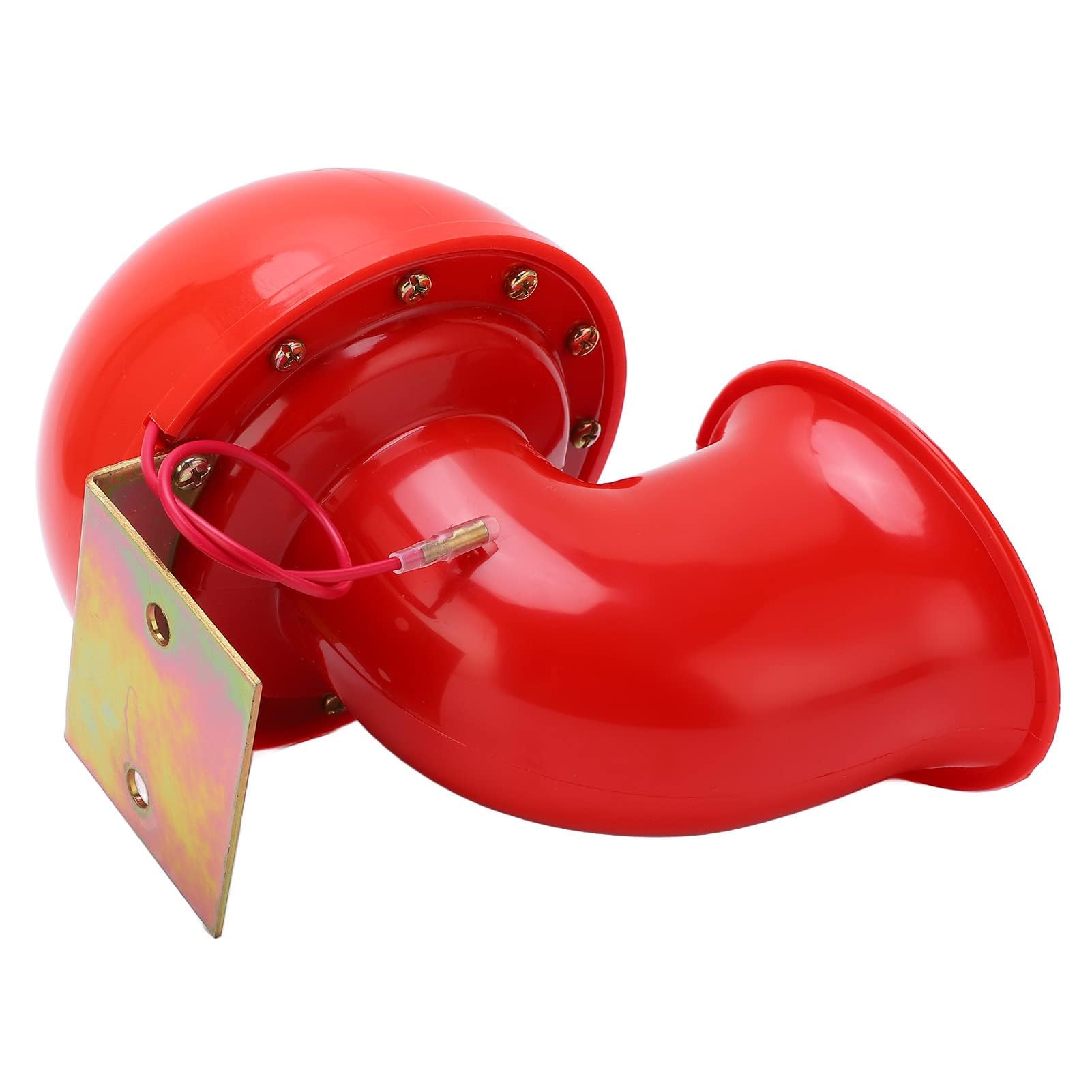 Clacson Per Auto, Clacson Ad Aria Rossa da 150 DB Corno di Toro Elettrico Suono di Mucca Corno di Metallo Impermeabile Tono Alto Basso Misura Universale Parti Elettroniche Alternative Per Auto