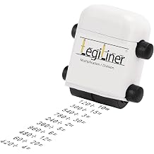 LEGILINER Math Equation Math Facts Refillable Ink Teacher Stamp White