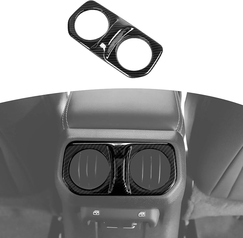 Moldura da saída de ar traseira RT-TCZ em fibra de carbono para Jeep Wrangler JLU e Gladiator JT – 1 unidade