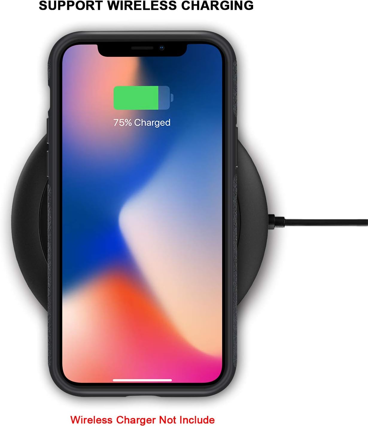 TENDLIN Compatible with iPhone 11 Pro Max Case Made of Alcantara Material with TPU Hybrid Comfortable Case (Black)