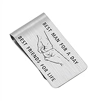 Vista 1 de Emideary Money Clip for Men, Stainless Steel Front Pocket Wallet