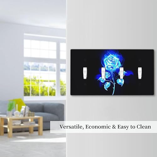 Vista 612 de Placa de pared con interruptor de luz de doble interruptor de pared para niños, diseño de dinosaurio, galaxia, espacio exterior, planeta, nebulosa