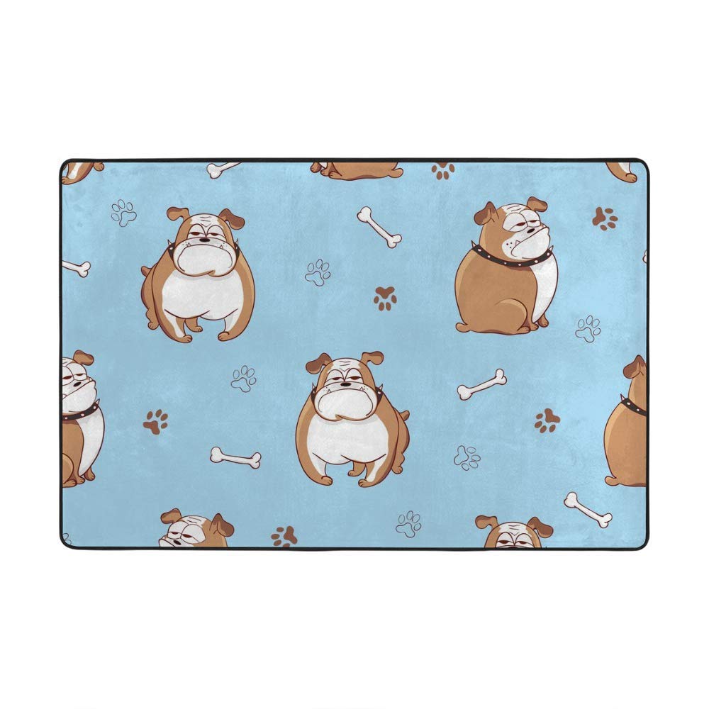 Tapis de sol en velours corail doux CHEHONG pour salon et chambre 63x48 inch