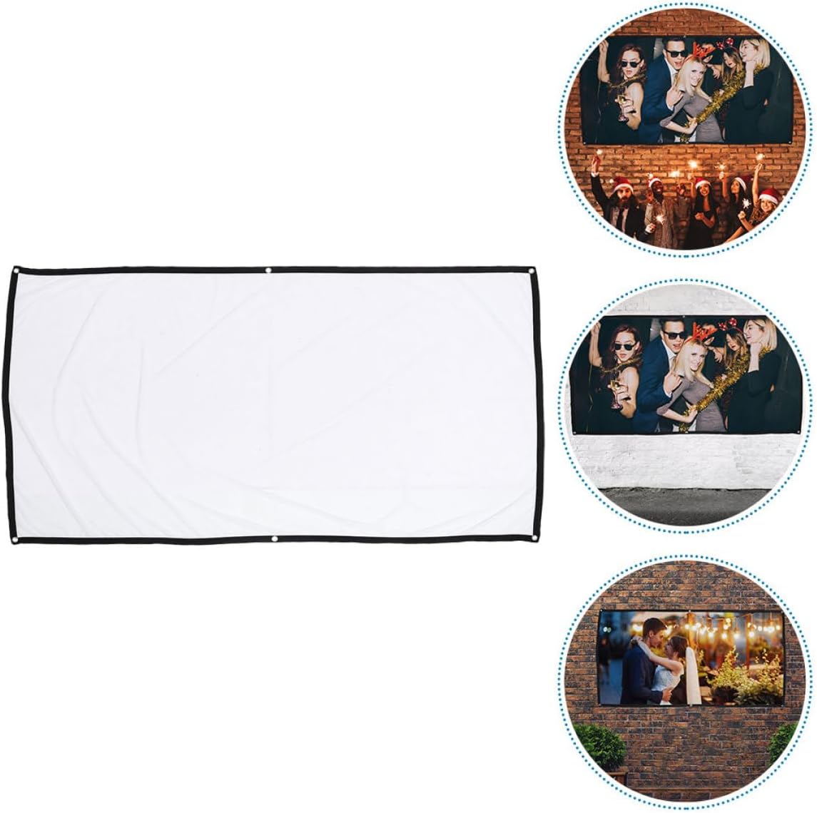 Generic 9 Polyester Movie Curtain for Outdoor and Indoor Home Theater Use, Lightweight HD Display Screen for Travel and Garden Theater 9 61WSeEBqoPL. AC SL1200