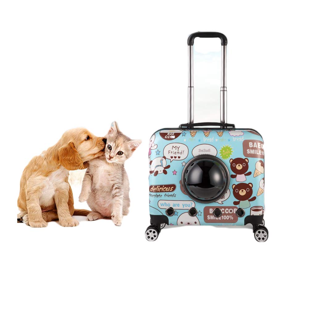 Poussette trolley animaux détachable sac de transport de luxe universel respirant