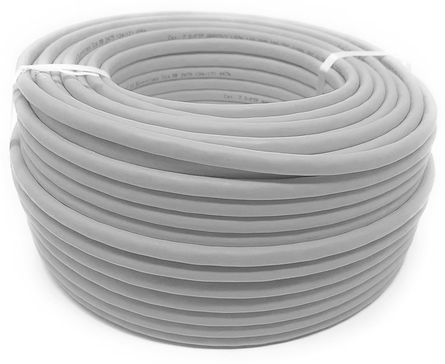 Techly Professional 026319 Matassa S/FTP Cavo Cat.6A Rame 100m Flessibile PIMF Grigio Grigio