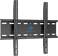 PERLESMITH Low Profile Fixed TV Wall Mount for 26-60 Inch TVs up to 115 lbs, VESA 400x400mm, Fits 16" Wood Studs