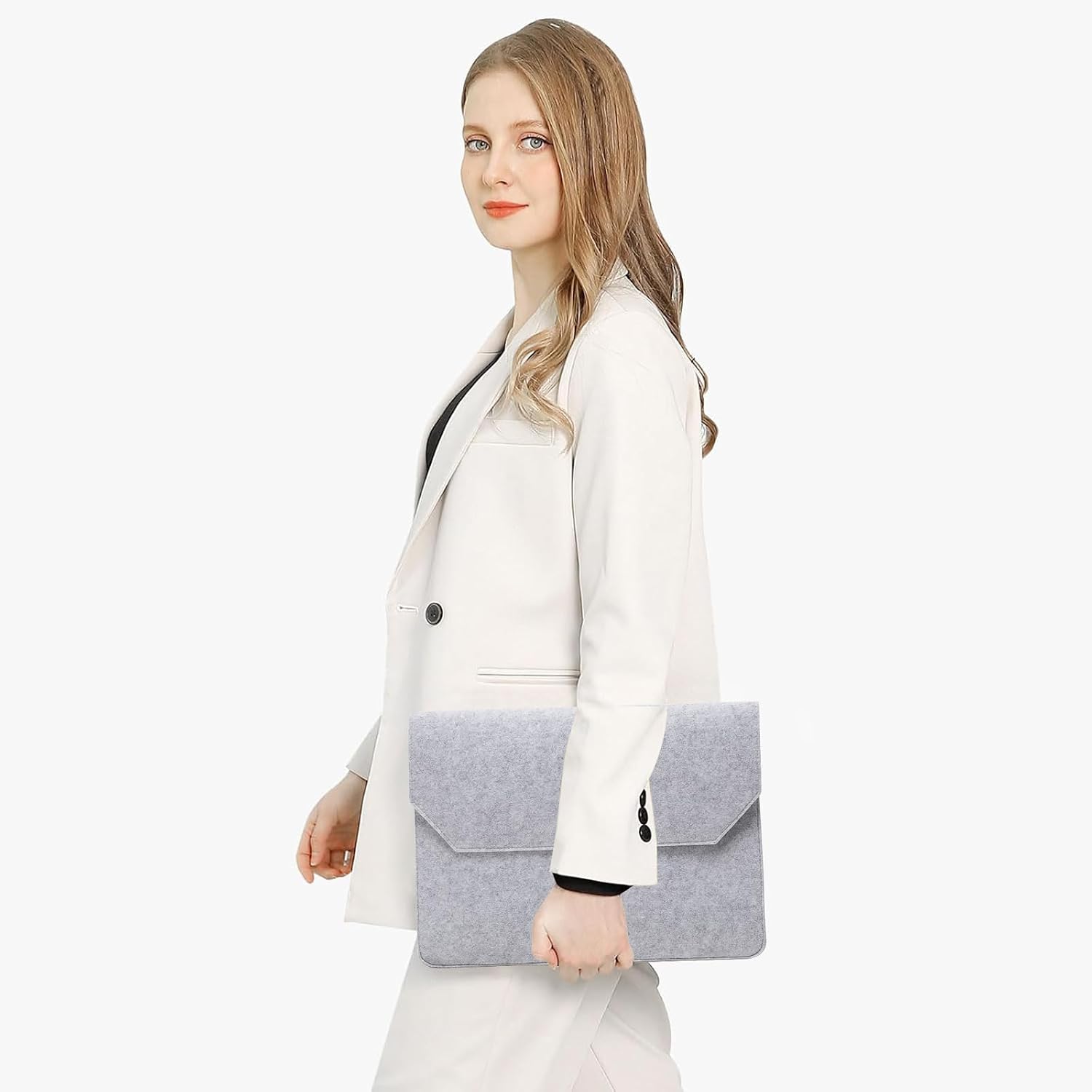 MOSISO Laptop Case 13 inch, Laptop Sleeve, Gray image 5
