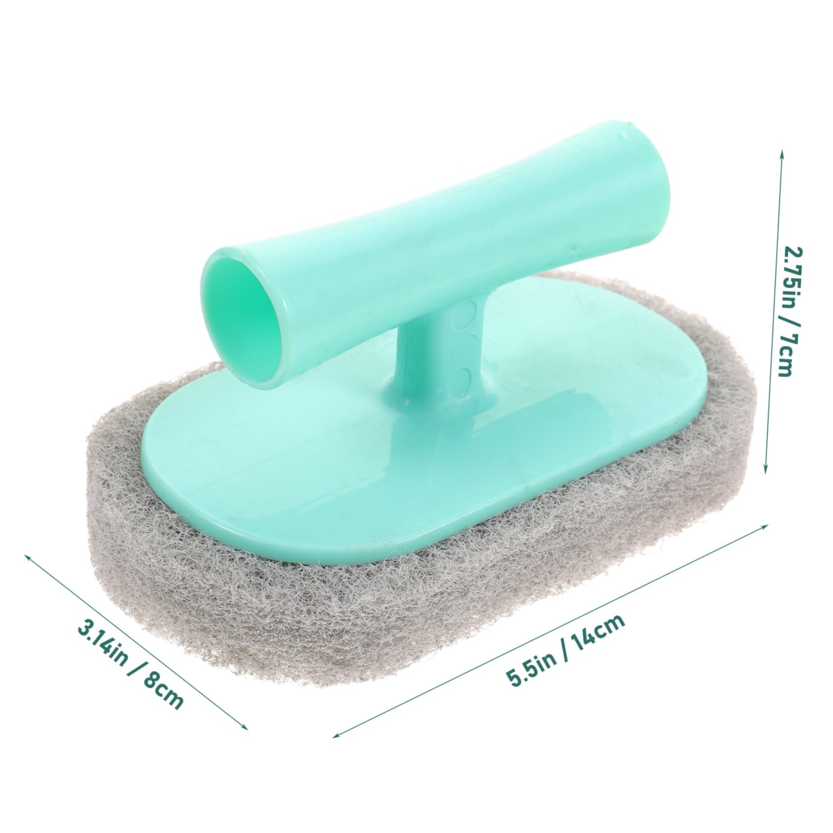 FOMIYES Kitchen Cleaning Brush Handle Dishwasher Pad Scouring Brush for Stove Sink Faucet Maintenance