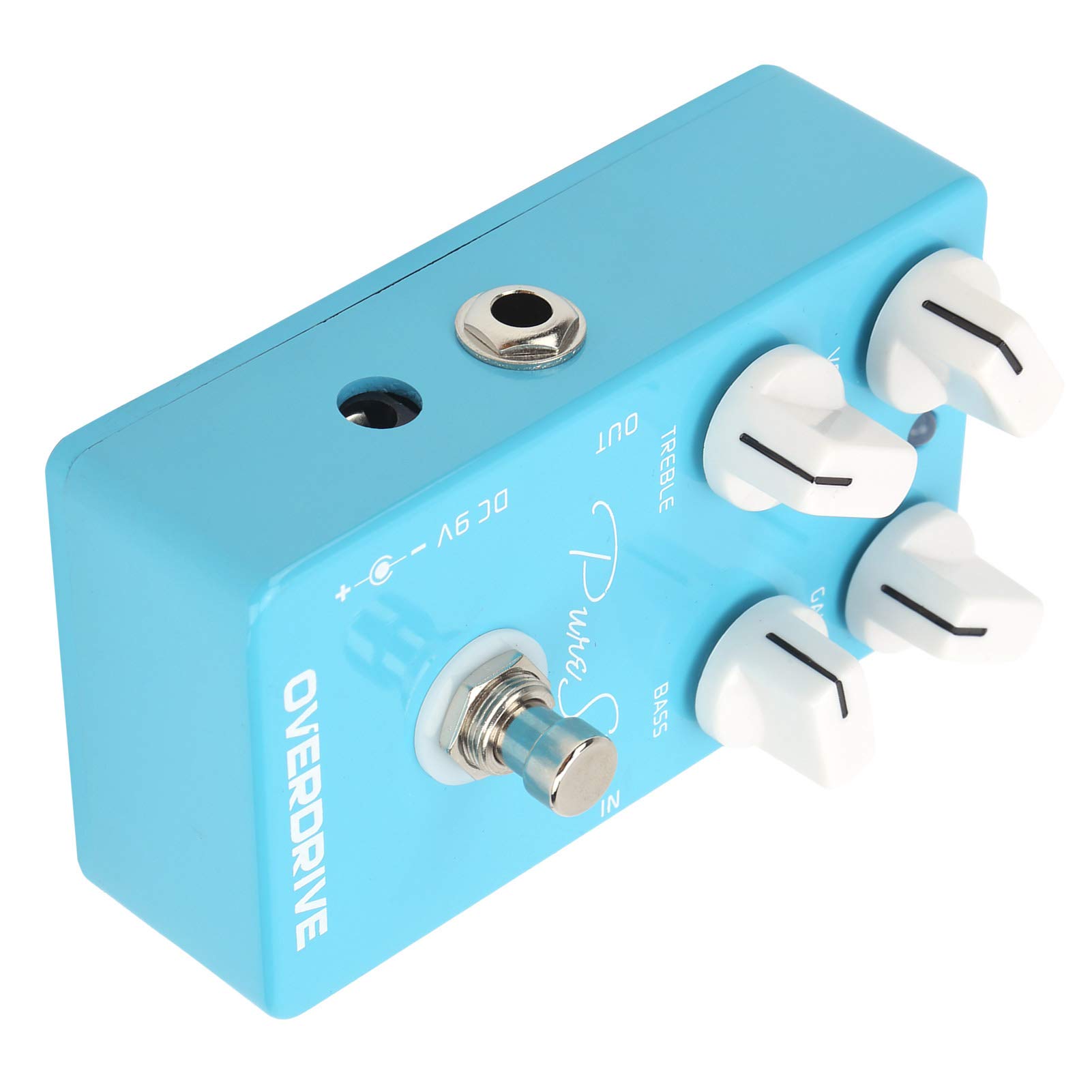 Pedał Overdrive do Gitary Elektrycznej True Bypass Effect EQ Akcesoria do Instrumentów Muzycznych Produkt Może działać Jako Tr Pedał Overdrive Efektu Gitara Elektryczny