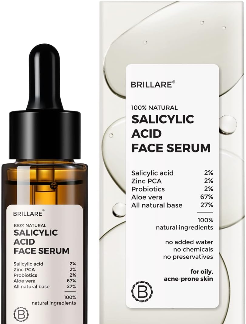 Brillare 2% Hyaluronic Acid Serum, Anti-ageing & Fine Lines, Intense Hydration, 100% Natural Face Serum