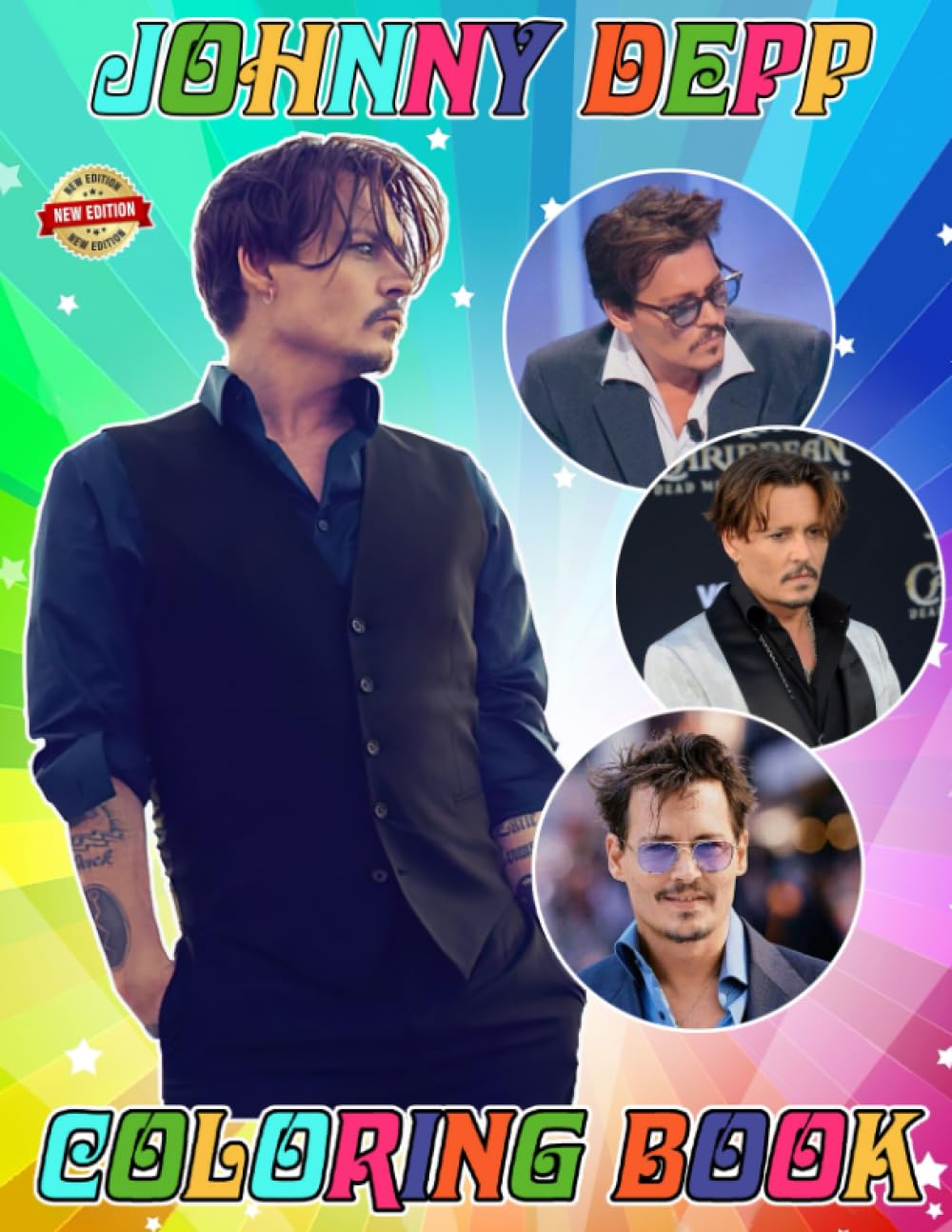 Johnny D Coloring Book for Fan Men Teen Women Kid Student: A Jumbo Colouring for Kids Ages 4-7,8-12, Girls, and Adults | With +100 High Quality ... |