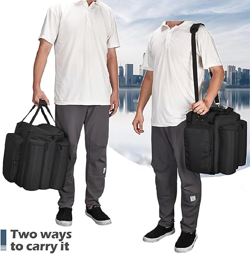 Miniatura 5 de Seracle Funda de transporte portátil compatible con Bose S1 Pro+  S1 Pro portátil Bluetooth altavoz y micrófono (negro)