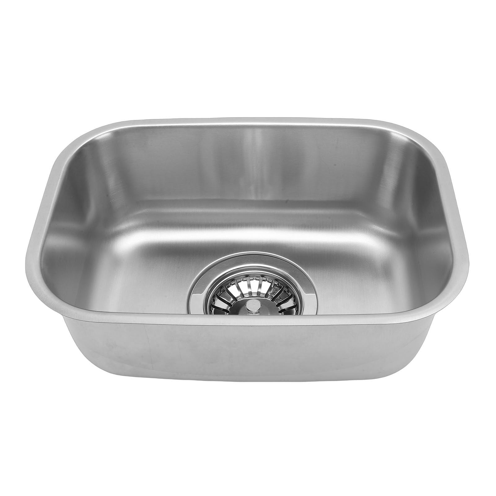 Jelquix Durable Fit for Mini Single Bowl RV Sink Stainless Steel for Space-Saving in Vehicles Yachts 12.6x8.66x4.72in