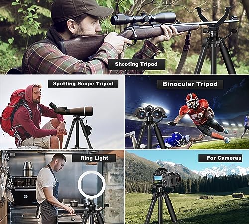 Trépied jumelles stable et réglable pour observation nature et chasse - 6