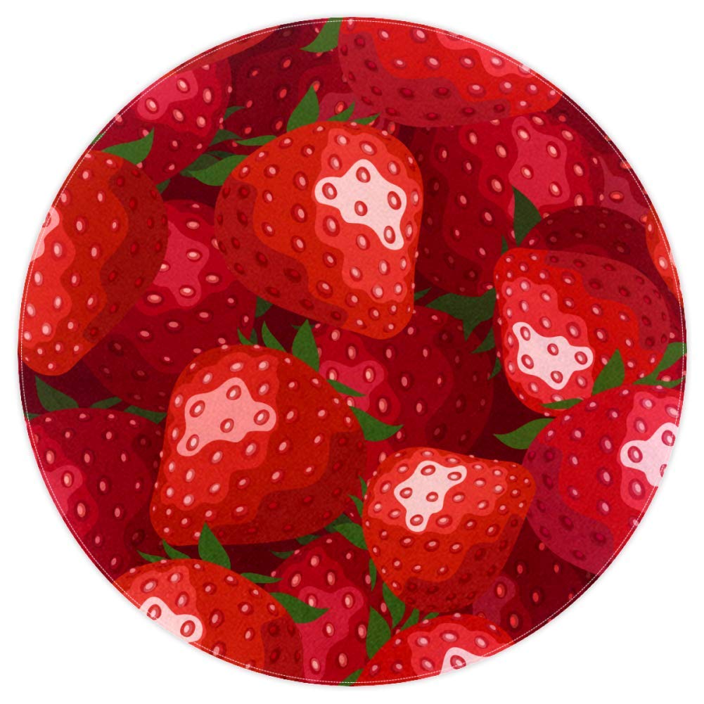 Tapis doux et antidérapant de sol rond 160cm lavable pour la sécurité des enfants