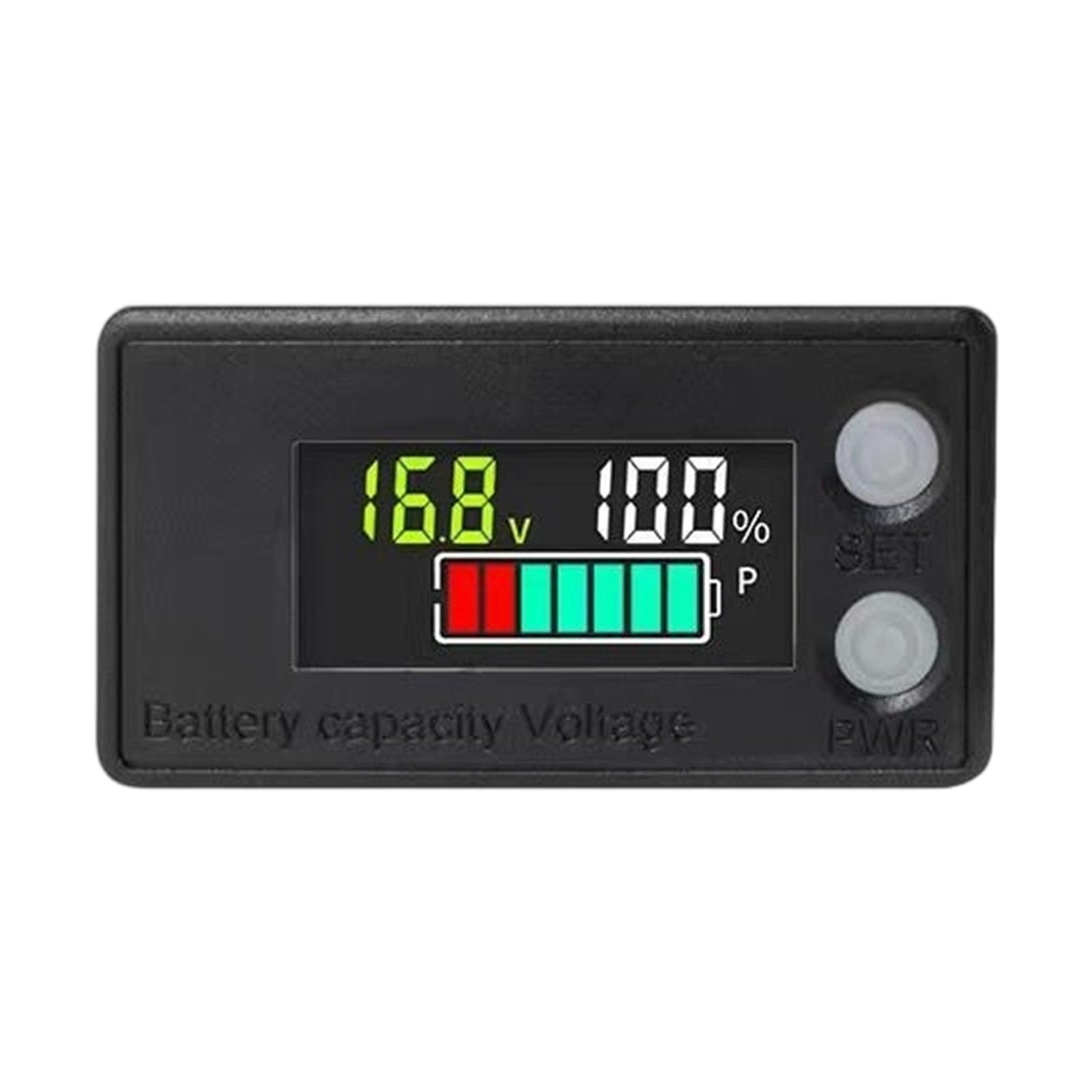 Accuracy Digital Voltmeter with Color Display Electric Gauge for Real Time 8 100V Power & Capacity LCD Digital Voltmeter