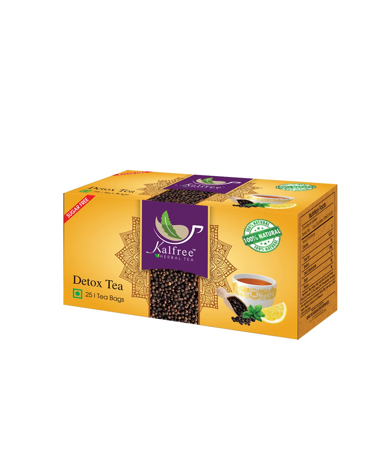 KALFREE Detox Black, Instant Tea, 500 Gm (B07QQK871Z) Amazon Price History, Amazon Price Tracker