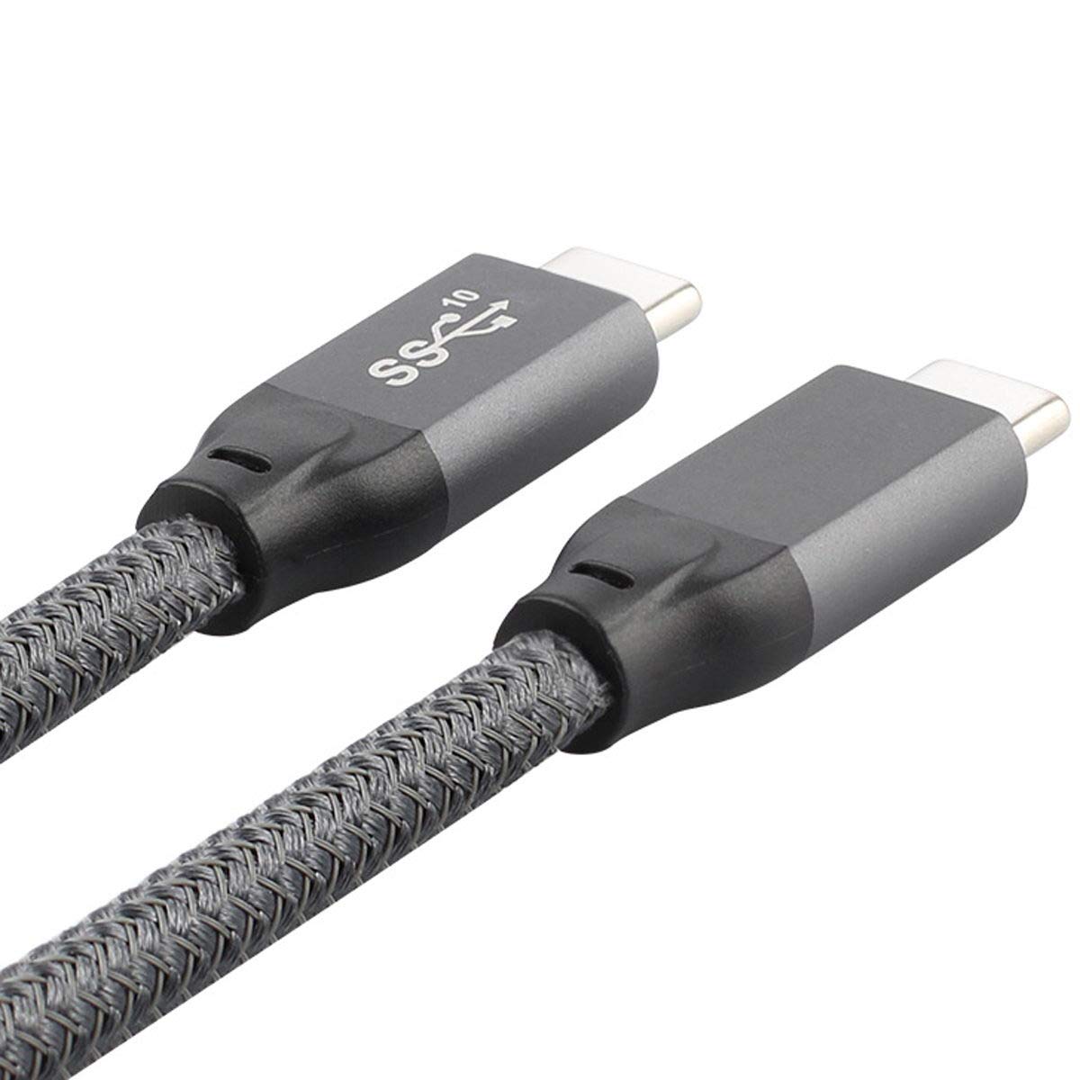 Xiwai 10Gbps USB-C USB 3.1 Type C Gen2 Male to Male Data Video 100W Cable with E-marker for Tablet and Phone and Laptop