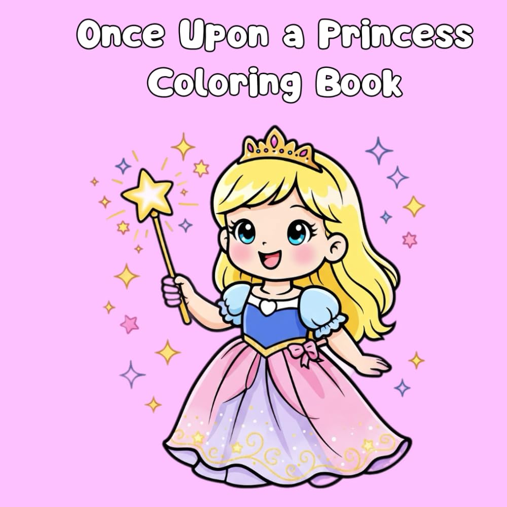 Once Upon a Princess Coloring Book