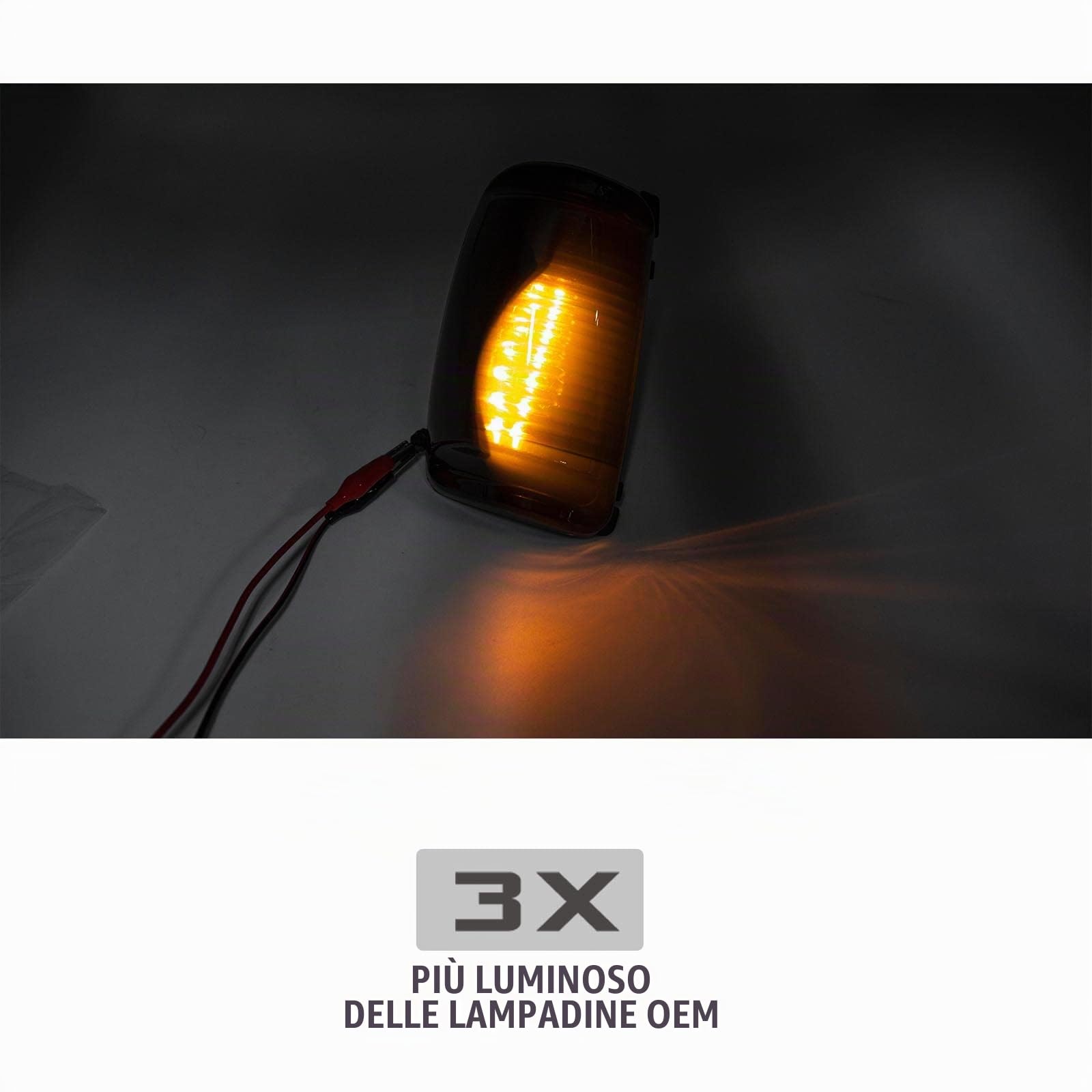 Luci a LED per specchietti laterali con indicatore di direzione per Ford Transit MK8 dal 2014 in poi, luci lampeggianti per specchietto retrovisore laterale