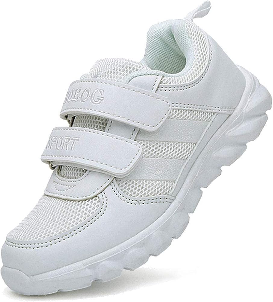 Zapatillas blancas velcro niño Clearance
