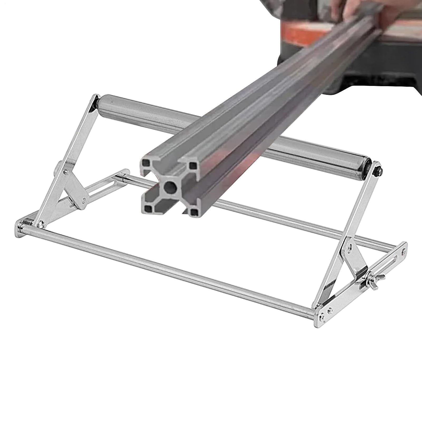 Soporte de de mesa portátil con altura ajustable de acero para sierra