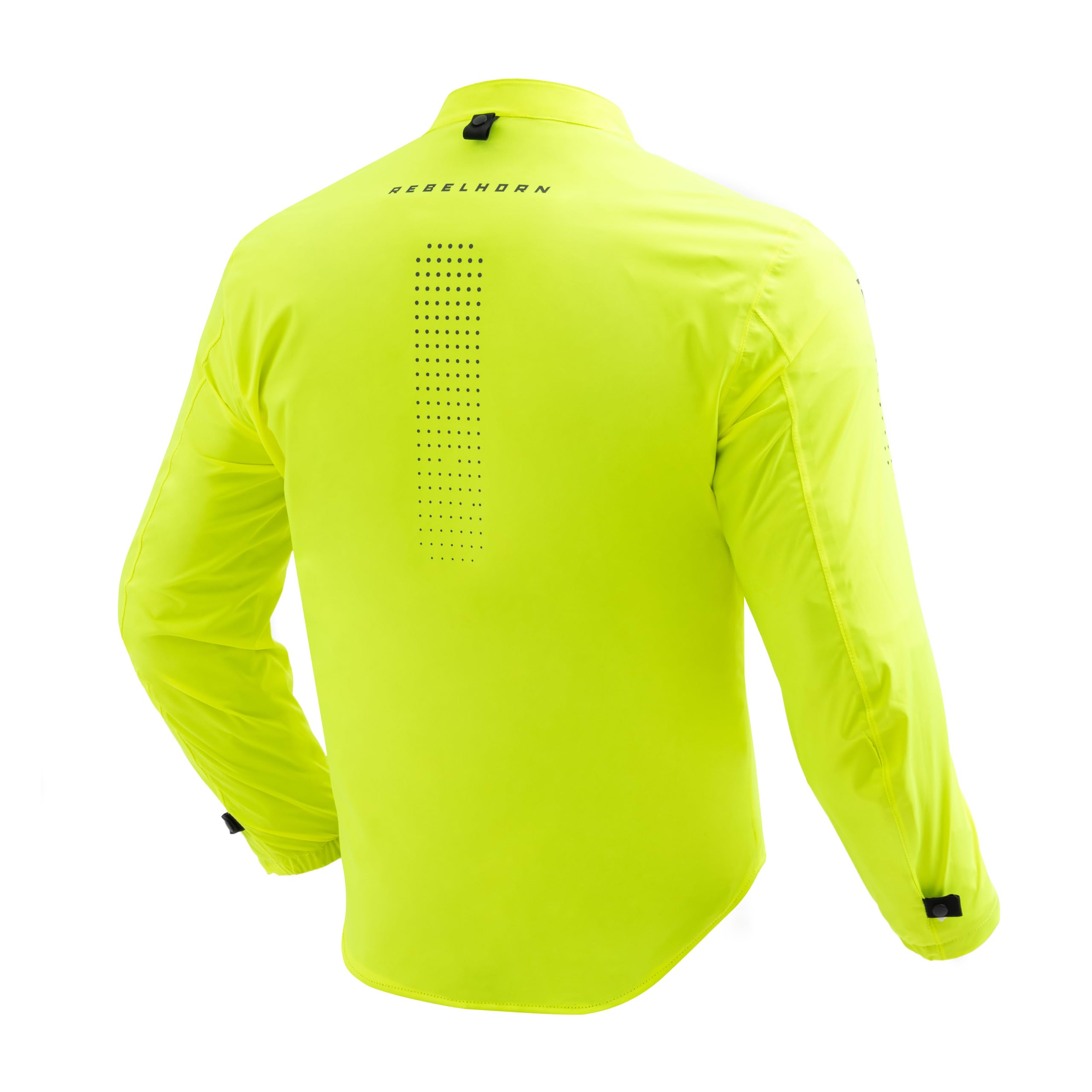 REBELHORN HydraShield PRO membrana In& Out | Tekstylia | Wodoszczelność do 18 000 mm H2O | Oddychalność 9000 g/m²/24 h | Elementy odblaskowe | Kompaktowe przechowywanie | rozmiary do 3XL