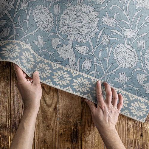 Tapis en Vinyle 140x210 cm William Morris Tulipe Rectangulaire