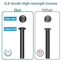 Vista 3 de Tornillos para montaje de TV HOME VISION - Kit completo con tornillos de montaje de TV M4, M5, M6 y M8, arandelas y espaciadores incluidos