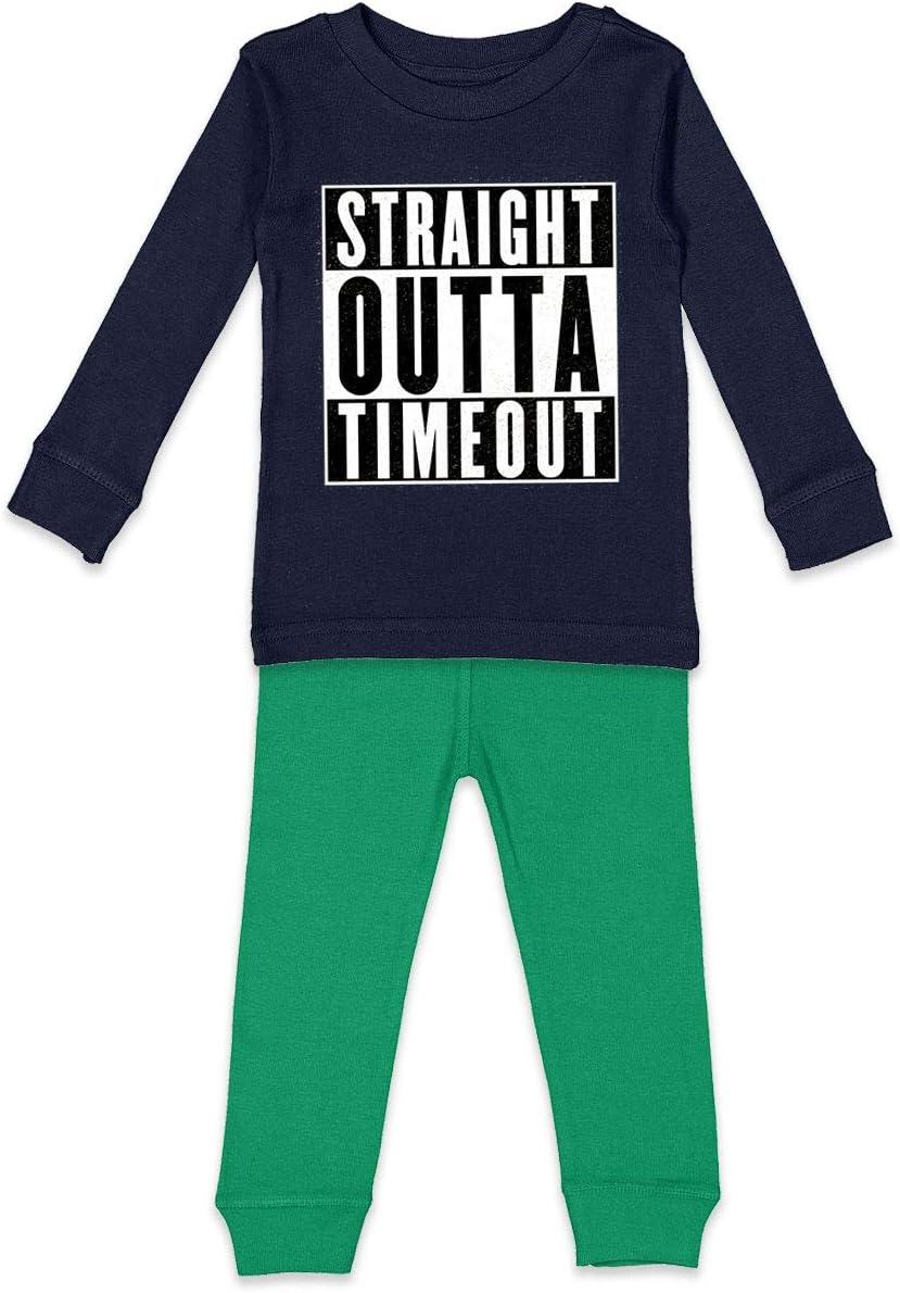 Haase Unlimited Straight Outta Timeout - Hip Hop Parody Kids Shirt & Pants Set