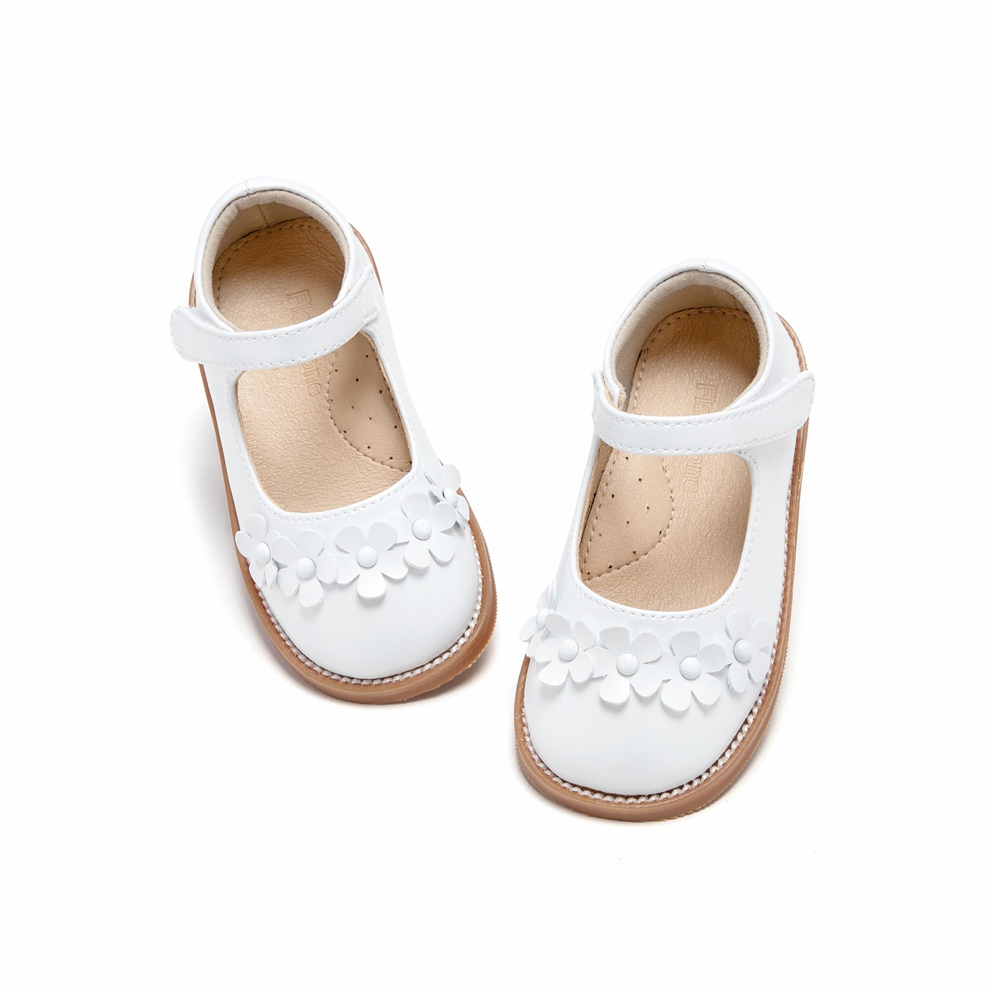 Flaryzone Toddler Girls Mary Jane School Uniform Oxfords Dress Shoes Flats