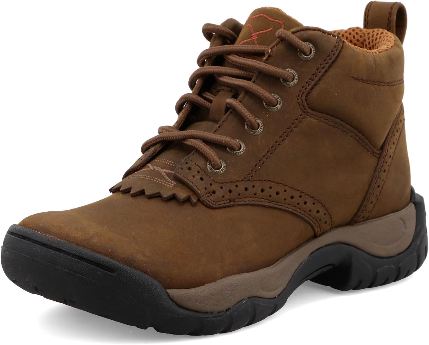 Twisted X Women's 4" All Around Work Boot, Brown, 9 M