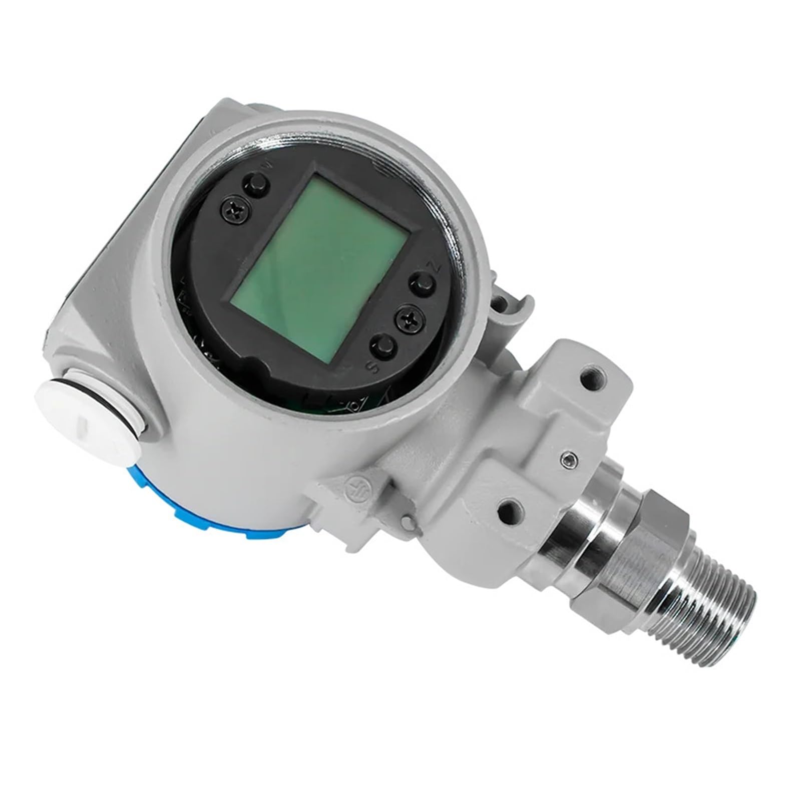 NOBIRTBSA Pressure sensor Digital Waterproof Pressure Transmitter 0-60Mpa 0-100Mpa To 4-20mA RS485 M20*1.5 Liquid Pressure Sensor Transducer(4-20ma Lcd Display,0-1Mpa)