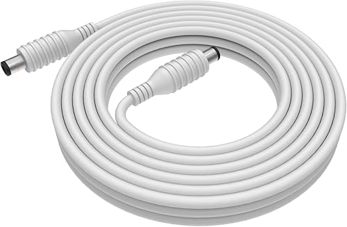 Miniatura 5 de Litcessory Cable de extensión de alimentación a controlador para Philips Hue Lightstrip PlusGradient LightStrip (25 pies, 1 paquete, blanco)