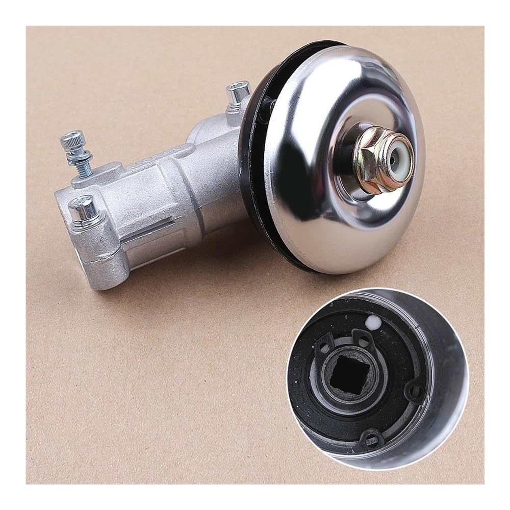 Cabezal de engranaje de caja de cambios 7T/9T M10*1,25, conjunto de cabezal de engranaje de varilla cuadrada de 28 mm, cabezal de engranaje universal, compatible con cortadoras de césped, desbrozadora