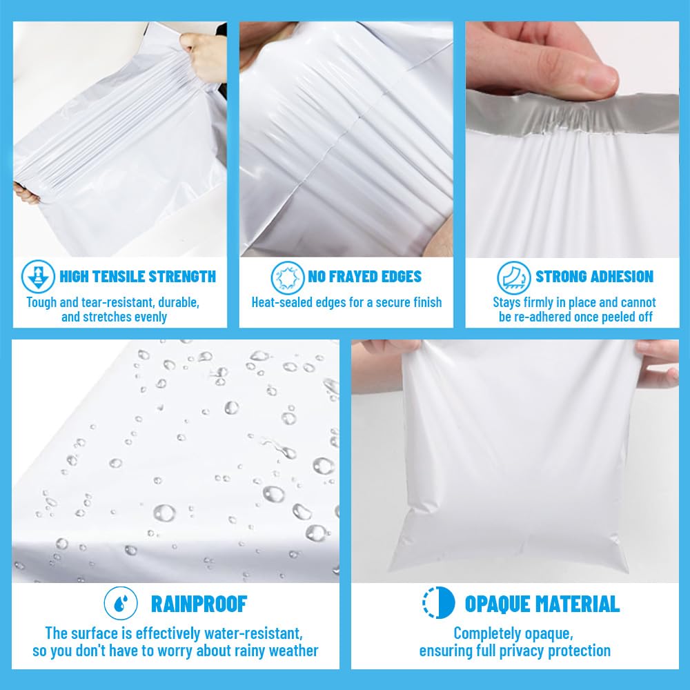 Bolsas Envio Vinted, 90 Piezas Bolsas para Envios de Ropa Vinted, 4 Tamaños bolsas Paquetes Envio, Sobres Plastico, Autoadhesivas e Impermeables,Opaco, Resistente, para Enviar Ropa Calzado