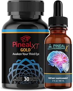 Pineal Gland Supplements - Decalcify & Activate Your Pineal Gland - Brain Supplements for Focus, Memory, and Third Eye Activation