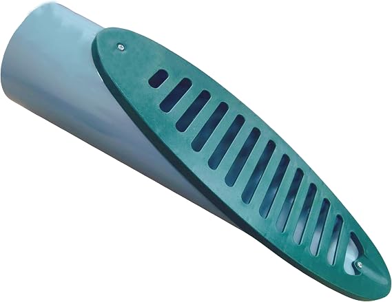 4 Inch Green Angled Drain Grate Yard Drain, Yard Drain Emitter for Sump Pump Discharge and Downspout Extensions, Protects Home Foundation and Reduces Water Ponding, Compatible with 4 Inch Connections