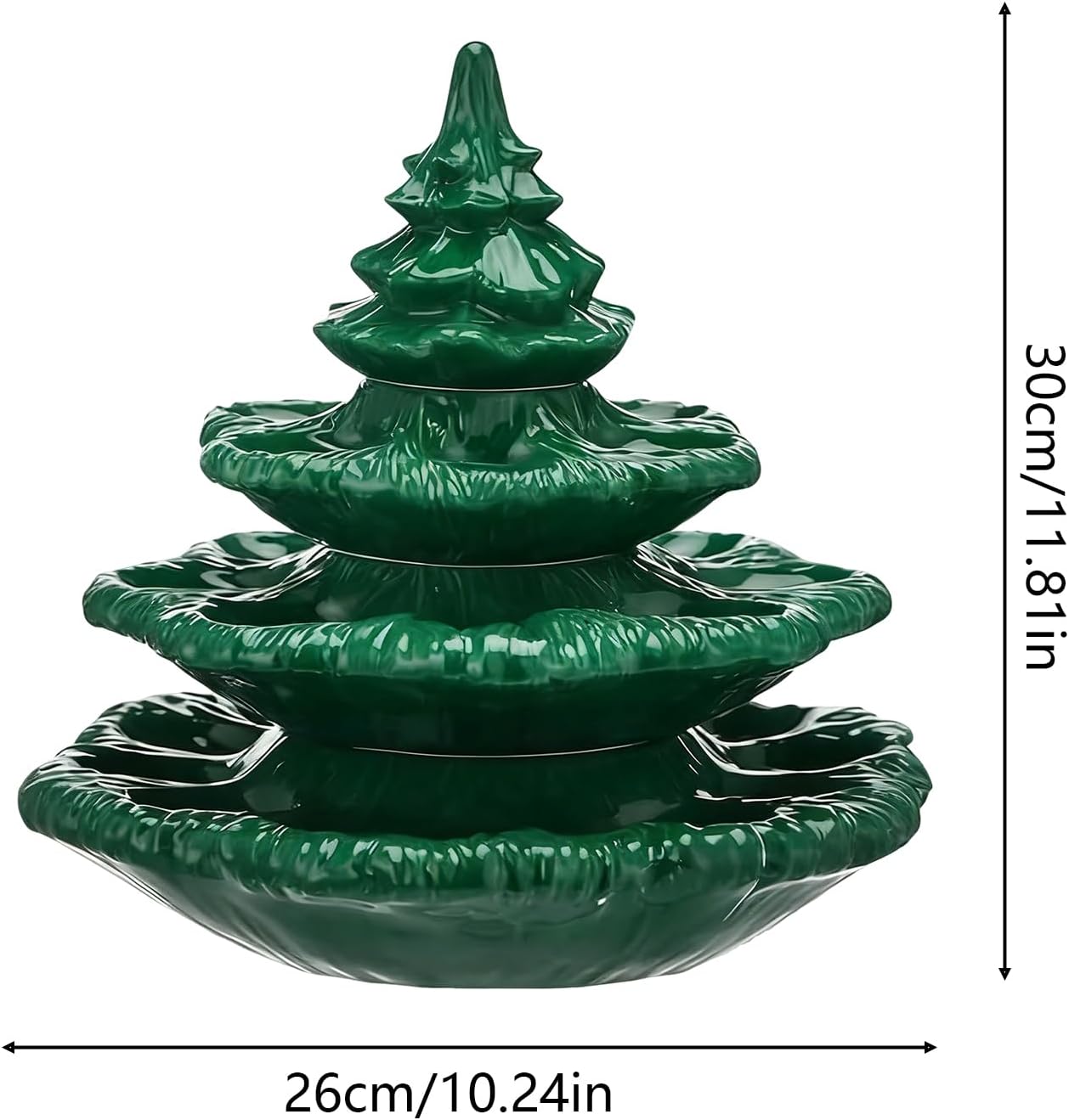 Christmas Deviled Egg Holder, Christmas Tree Shape Resin Serving Platter - Deviled Eggs Plates Holders | for Easters Thanksgiving Holiday Gatherings Barbecue Outdoor Wedding Party