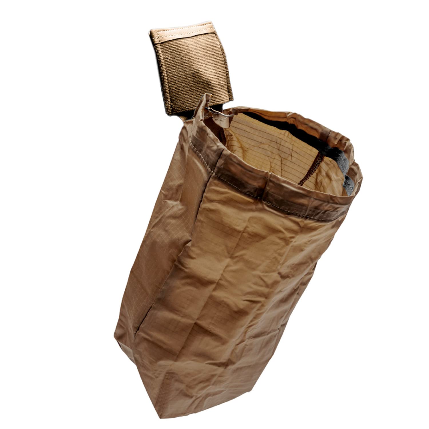 MOLLE Dump Pouch - Multipurpose Compact Utility Drop Bag for Mag or Ammo - Foldable Pouch for Belt, Tactical Vest, Saddle, or Hunting Use - 3" L x 3" W x 3.5" H