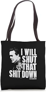 The Walking Dead Shut That Shit Down Tote Bag
