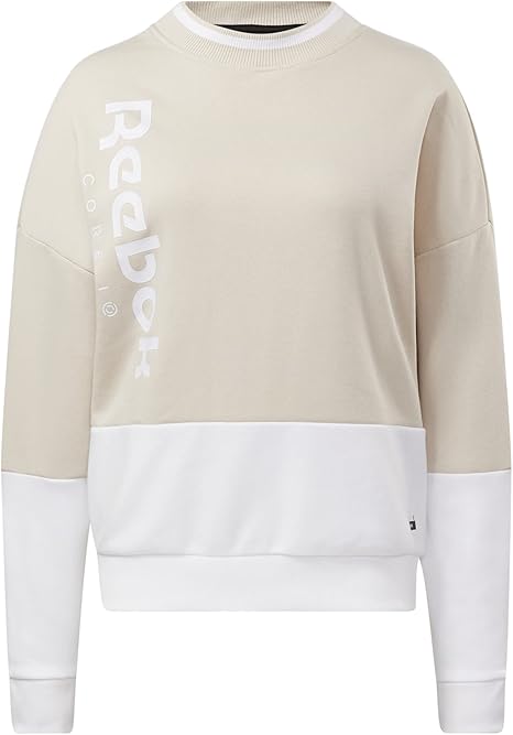 Core 10 by Reebok Women's Oversized Color Block Crewneck Sweatshirt
