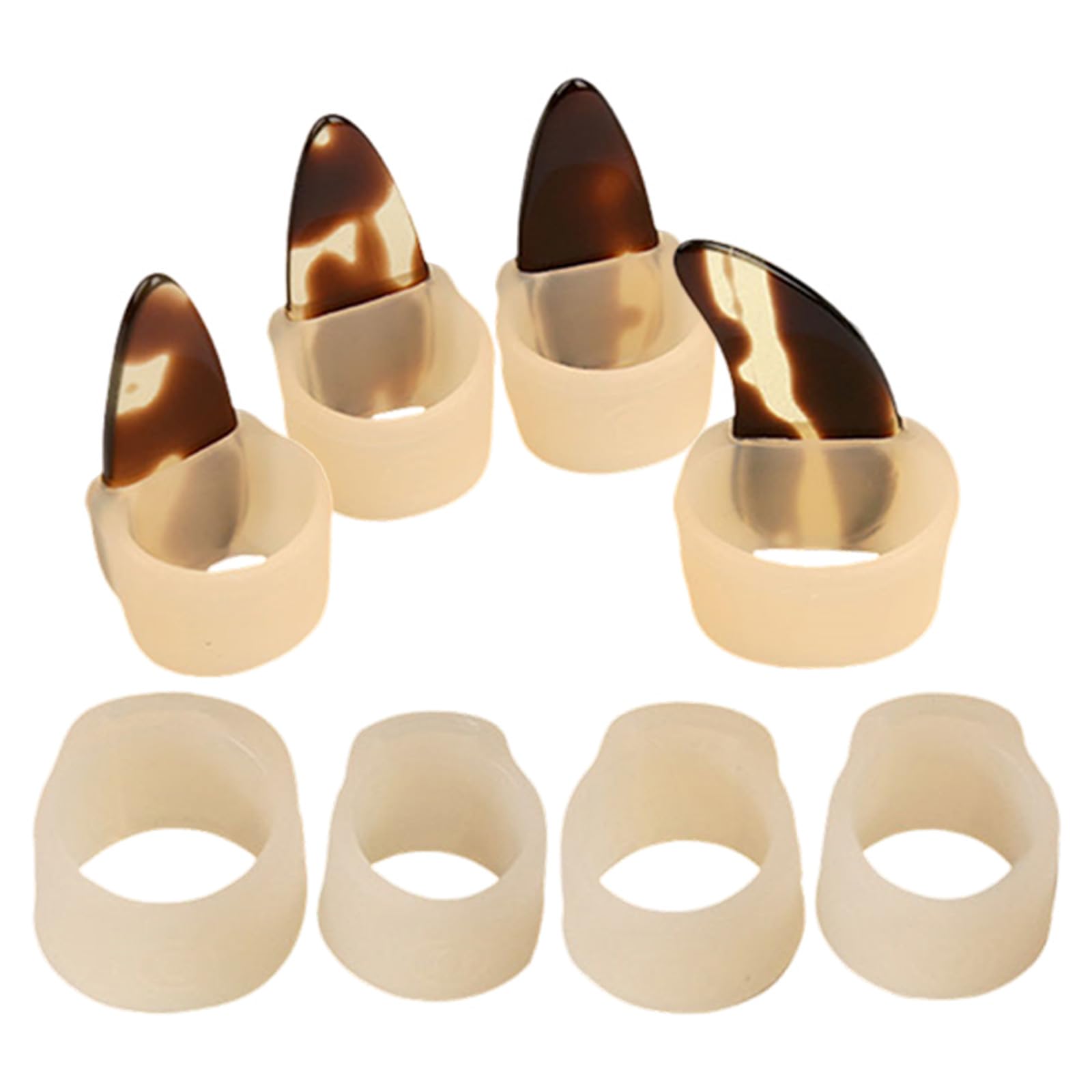 Amazon | Parliky 通気性ネイルカバー 古筝練習用 指と爪の保護に適し