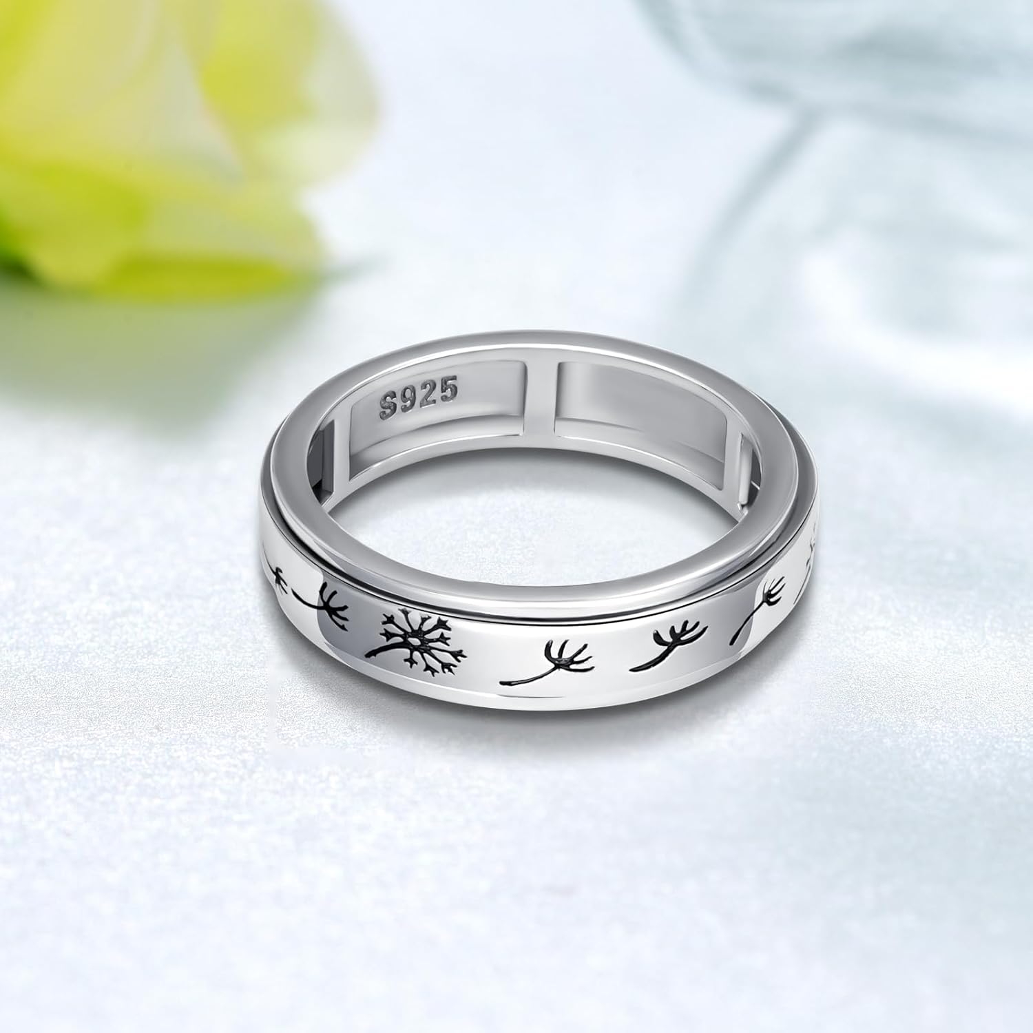 Dandelion Rings This Too Shall Pass Ring 925 Sterling Silver This Too Shall Pass Jewelry Gifts for Women