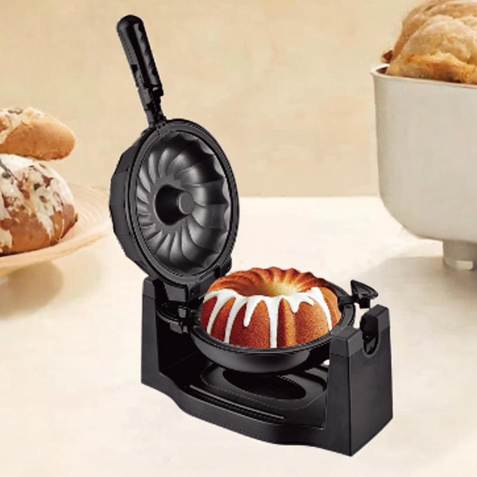 Fenteer BundtMaker Macchina per torte elettrica Snack che produce teglia elettrica per prodotti da forno