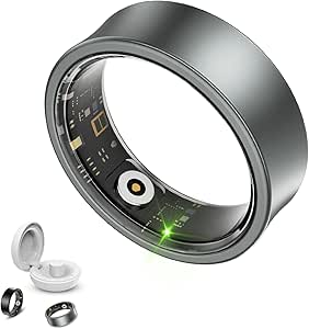Amazon.com: Aichiken Smart Ring Health Tracker, Heart Rate Fitness ...