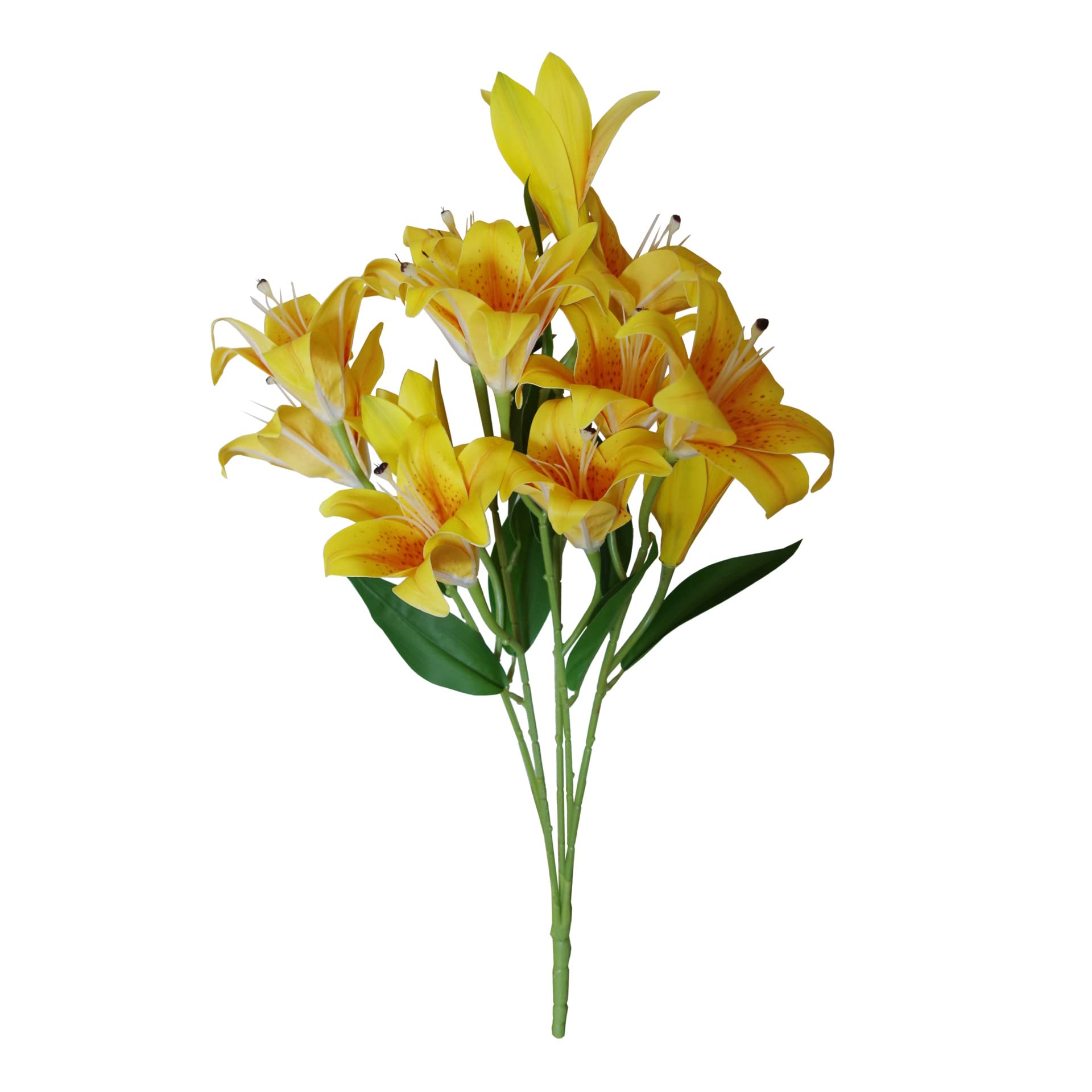 Leaf Large Artificial Stargazer Style Lily Plant
