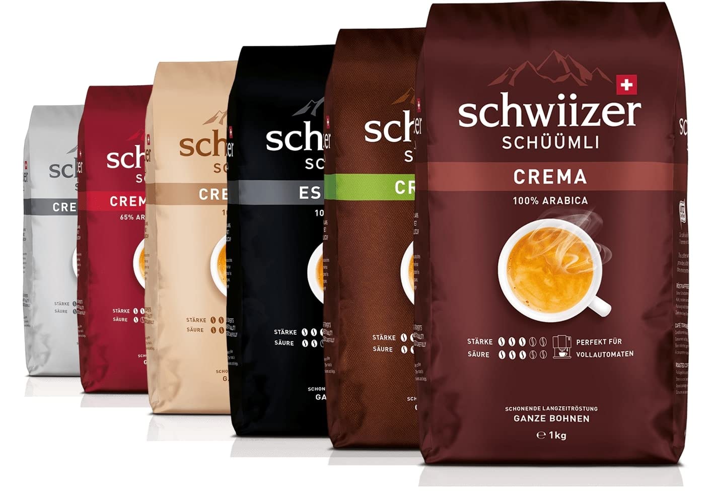 Schwiizer Schüümli Crema Bio kawa ziarnista